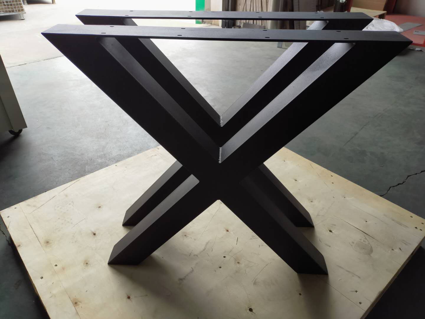 Powder Coated Dining Table Legs Metal Table Base Hardware Included