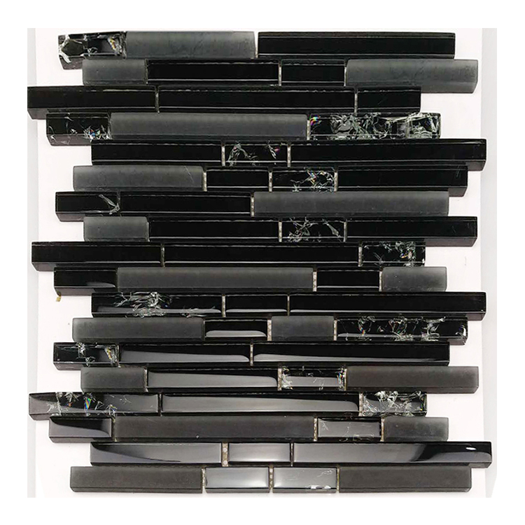VS41MD/VS42MD/VS43MD/VS44MD/VS45MD Interior Tiles Waterjet Mosaics with Black Mirror