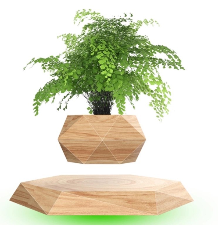 Flower pot Magnetic Levitating Plant pot Air Bonsai Levitating Bonsai Floating Plant