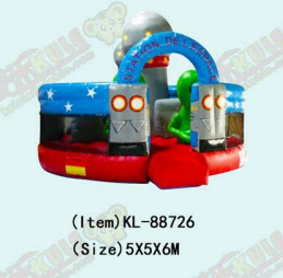 Alien - Filled Space Station Inflatable Play Area Customized Inflatable