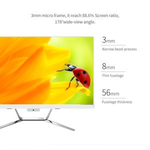 All In One Desktop Computer Core I3 I5 I7 8G RAM 480GB SSD 23.8 Inch with Camera