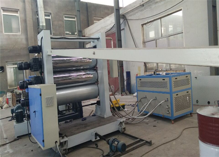Hollow Grid Plastic Sheet Extrusion Line / PE Single Screw Making Machine / Plastic PE Sheet Production Line