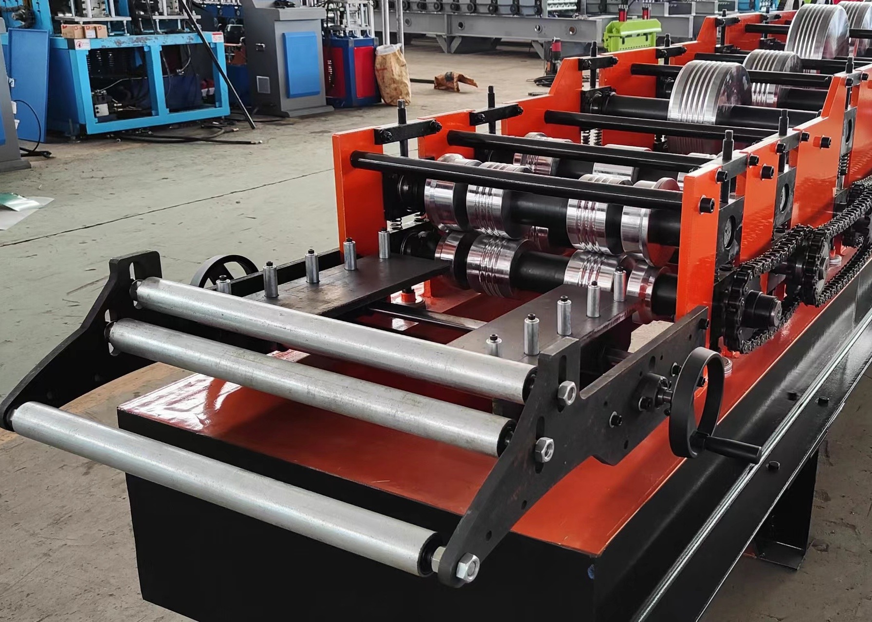 Metal Roofing Downpipe Roll Forming Machine Rainwater Downspout