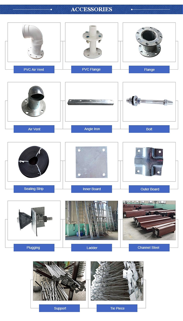 Customized Capacity Enamel Water Tank Bolted Assembled Strong Vibration Resistance