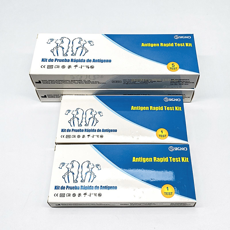 Swab Antigen Sars Cov 2 Rapid Test Kit Disposable Colloidal Gold Method