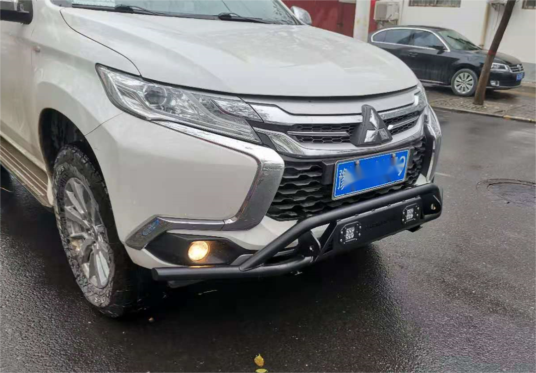 Customized Thickness Car Body Kit for Mitsubishi Triton Steel Front and Rear Bumpers