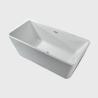 Buy cheap Sustainable Resin Acrylic Soaking Tubs Solid Surface 59 x 30 Freestanding from wholesalers