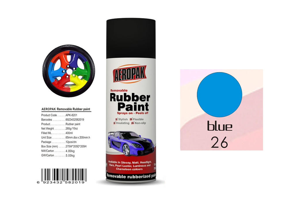 Glossy / Matte Plasti Dip Removable Rubber Spray Paint Peel Off Moisture Resistant