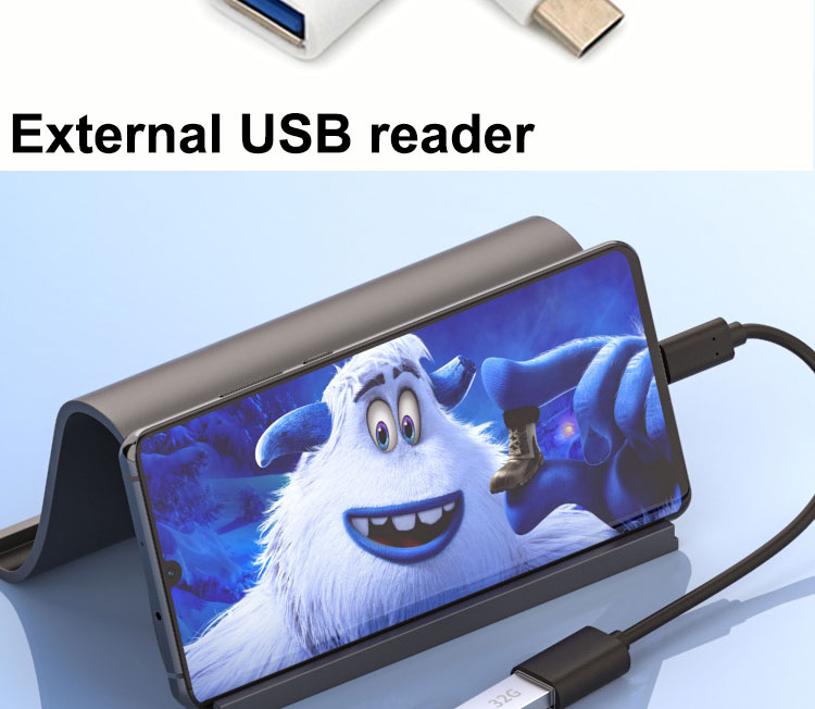 USB Type C Male to USB 2.0 A Female OTG Adapter Cable for Phone Laptop