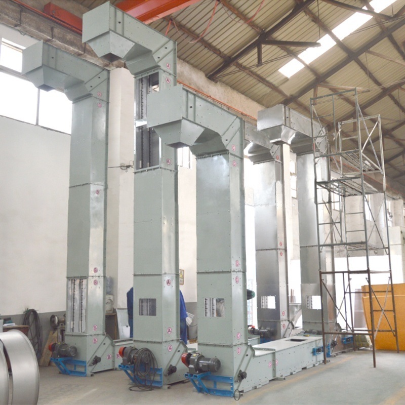 OEM Custom Food Grade Stainless Steel Z Type Bucket Elevator Chain Conveyor