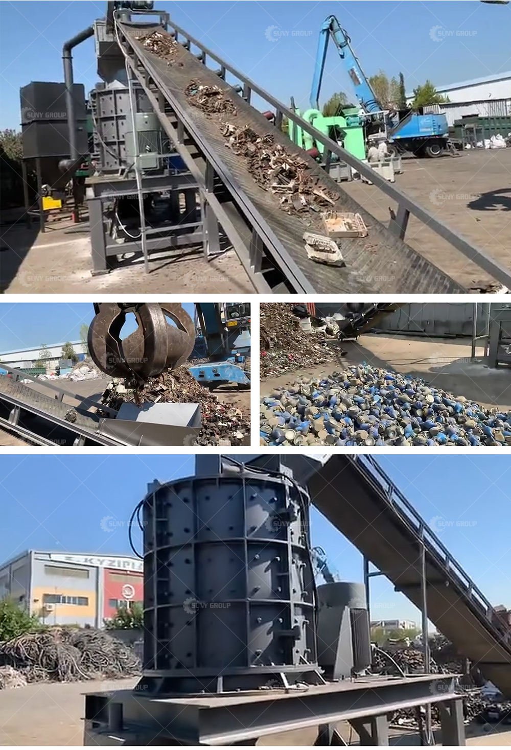 Manufacturing Plant Vertical Hammer Mill Shredder Aluminum Cast Crusher