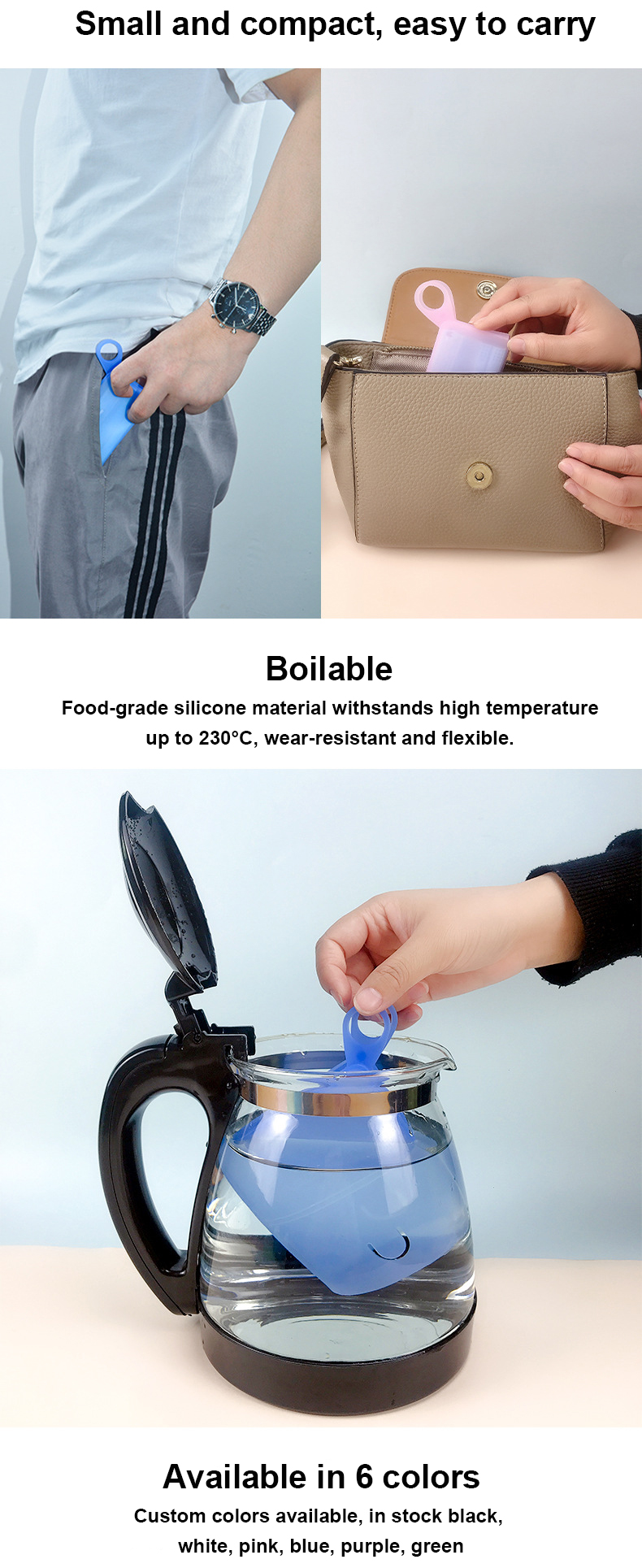33G Foldable Silicone Houseware Face Covering Storage Box