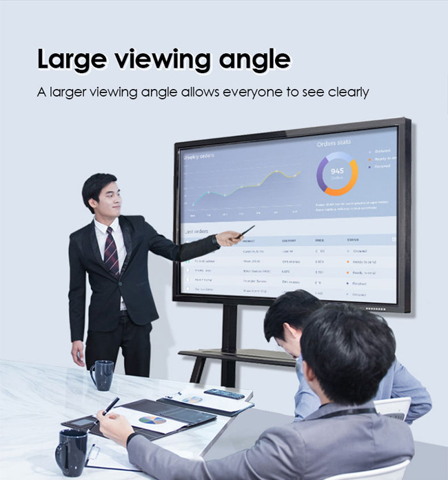 Black TV Touch Screen 55 Inch Smart Interactive Whiteboard 240V