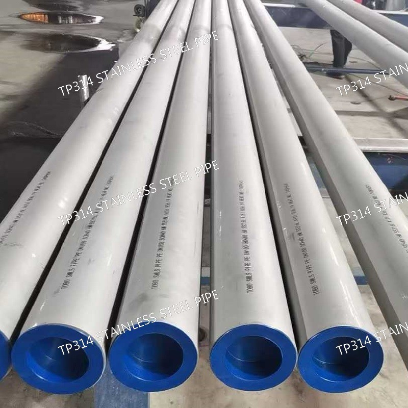 6m Length 314 Stainless Steel Seamless Pipe DN100 DN200 DN300 SCH80S SCH160S for Boiler