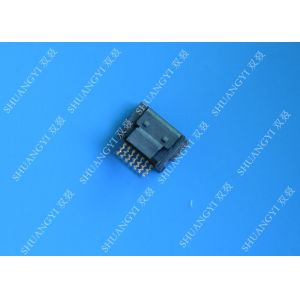  PC SMT Male Connector 7 Pin ESATA Port Connector Crimp Type With Latch Manufactures