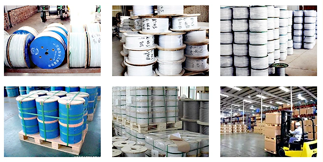 SS304 Custom Steel Cables 7X19 2mm Steel Wire Rope Wear Resisting