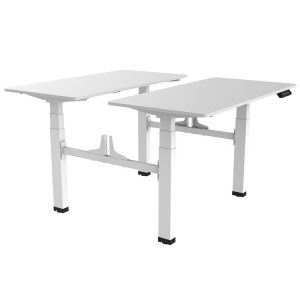 710mm Electric Height Adjustable Standing Desk with Mini Bar Counter and 2 Desk