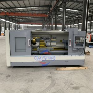 Flat Bed Cnc Horizontal Lathe Machine Automatic Metal Processing