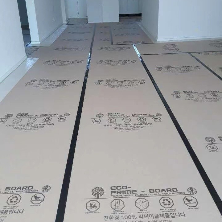Waterproof Paper Hardwood Floor Protector Professional Construction
