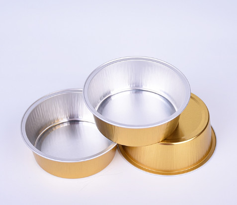 Disposable Aluminum Drinking Cups 150ml Aluminum Baking Cups With Lids