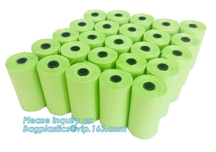 plastic t-shirt shape bag/ diaper sack bag with powder scent, biodegradable custom baby disposable diaper nappy bag, pac