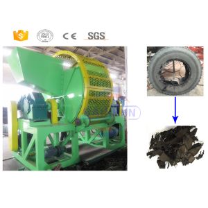 Automatic Scrap Rubber Tires Recycling Machine With Compact Structure