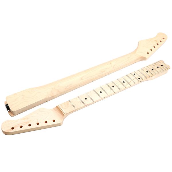 Satin Finish Maple Wood Guitar Neck Six String ST Electric Guitar Neck