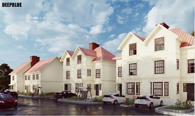 3 Storey Prefabricated Apartment Buildings With Light Steel Frame House Lgs Construction