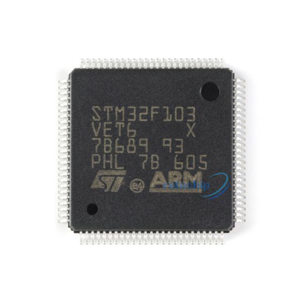 China Arm Based Microcontroller Chips STM32F103VET6 32BIT Cortex M3 512B Flash 100pin on sale China Arm Based Microcontroller Chips STM32F103VET6 32BIT Cortex M3 512B Flash 100pin on sale