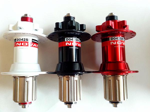 Novatec Hubs D042SB Disc Brake MTB Alimunum&Steel Material24/28/32/36h Red Black