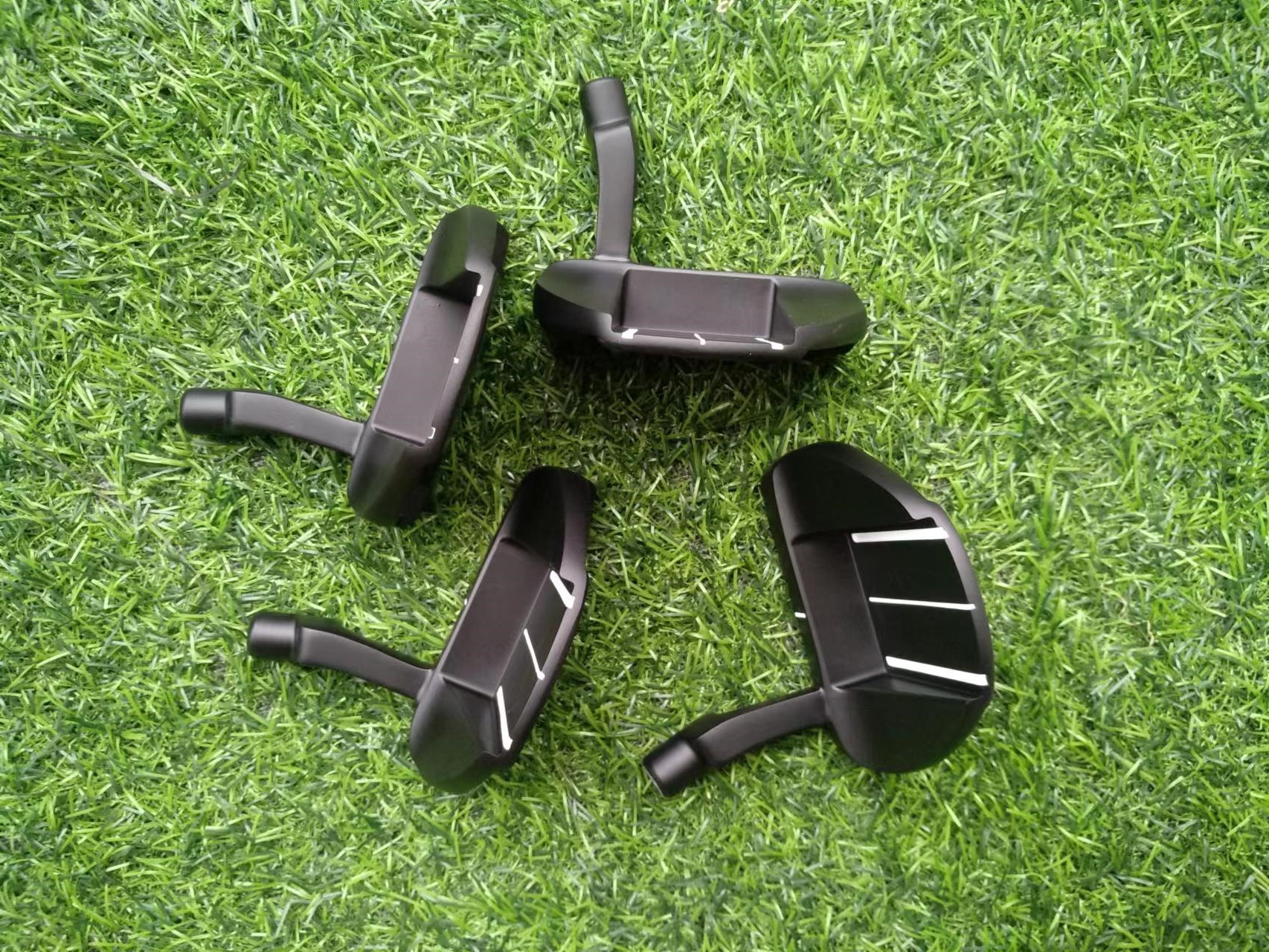mallet golf putter, golf head , golf putter , complete golf putter