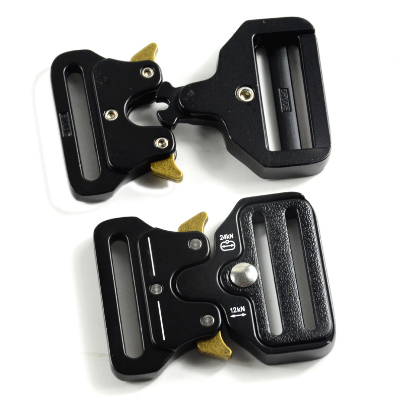 38mm Alloy Belt Buckle Hook Quick Release Metal Tactical Cobra Buckle for Outdoor