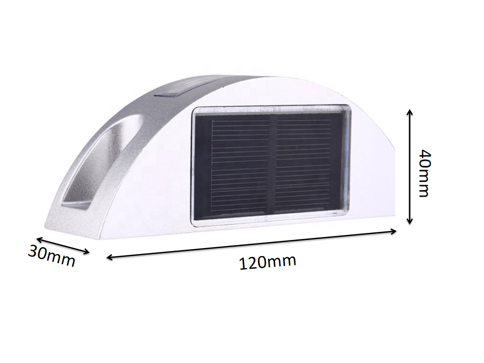 High Visible Semi Circle Solar Cast Aluminum Reflective Road Stud for Roadway Safety