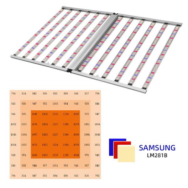 LED Grow Lights For Seedlings Greenhouse Full Spectrum LED Grow Light 1200W