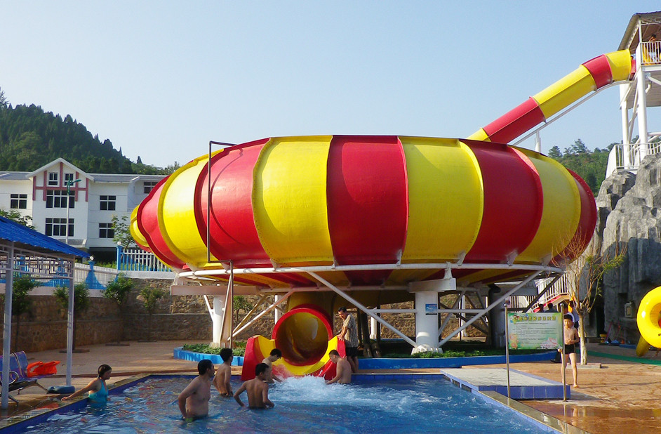 Water Park Fiberglass Swimming Pool Water Slides for Amusement Park