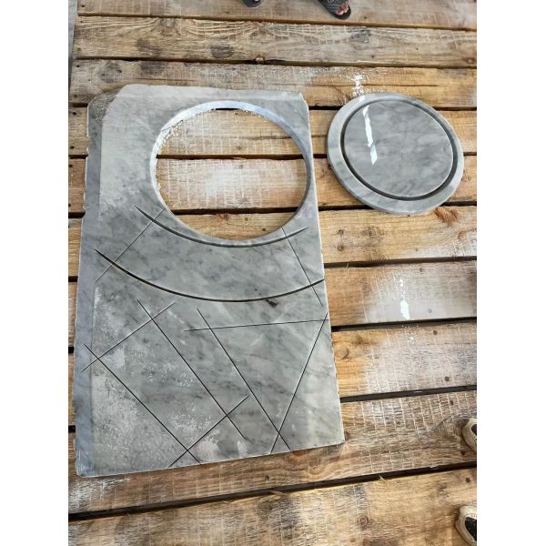 5-Axis CNC Bridge Saw Cutting Machine with 3400x2000mm Worktable and 0°-360°