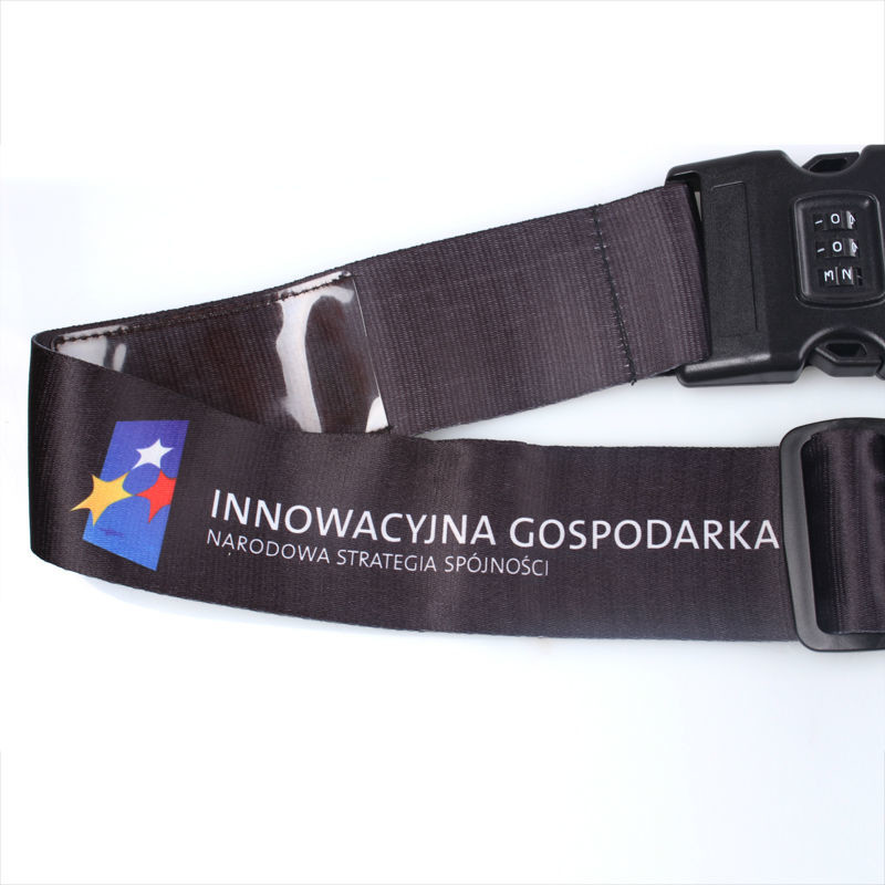 2 Inches 40 Inches Long Long Luggage Straps , Silk - Screen Luggage Strap Belt