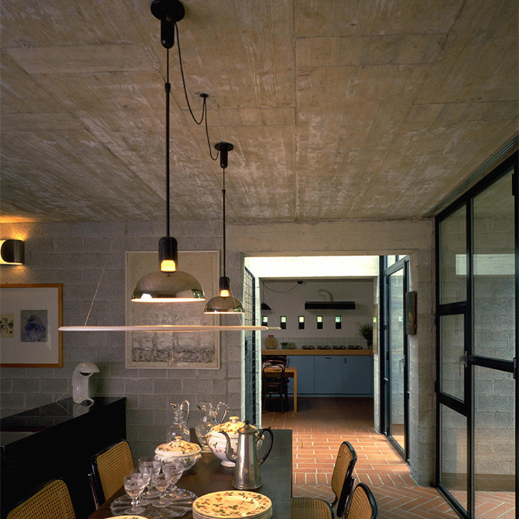 Nordic Bar Led Restaurant Modern Pendant Light D400mm AC 265V