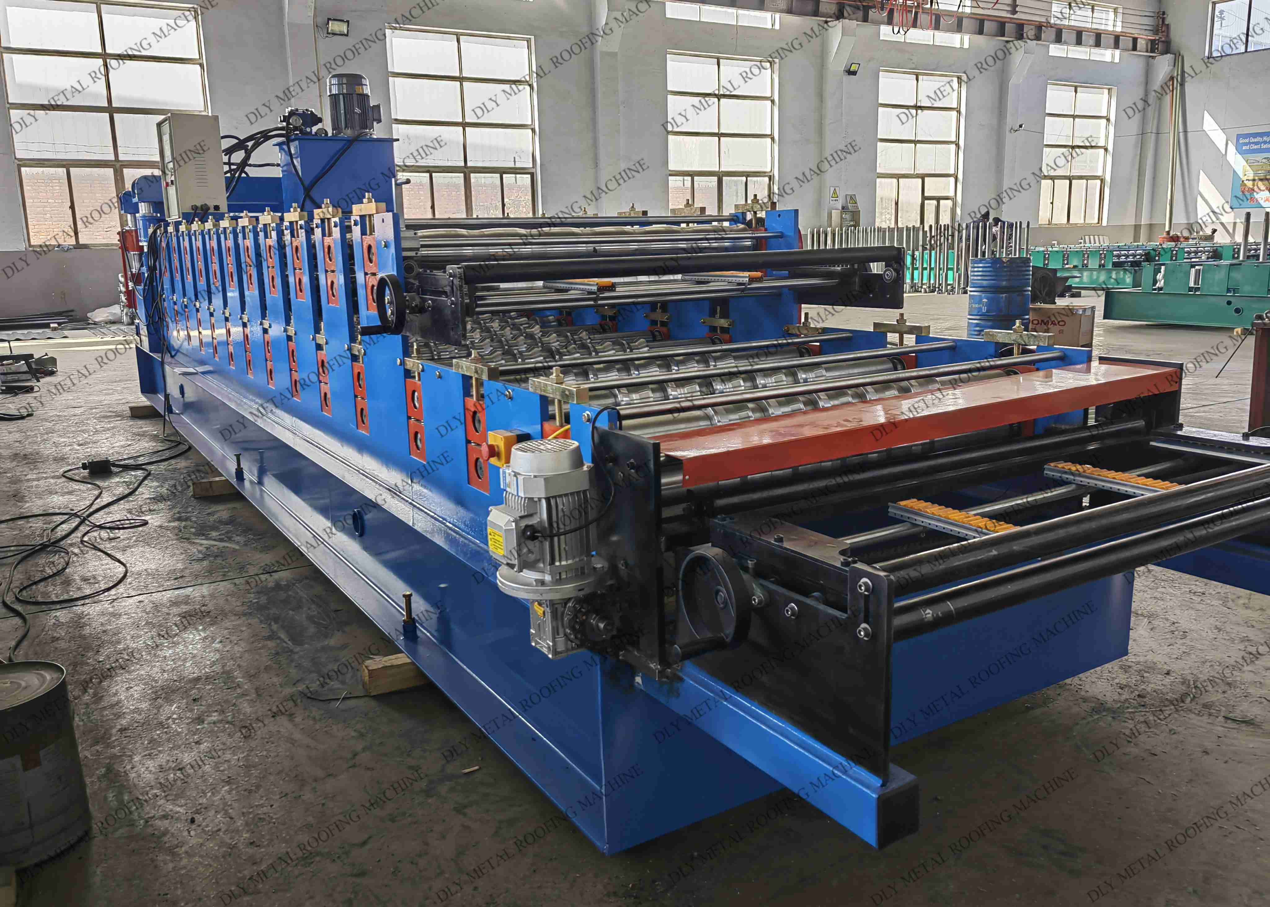 50hz 0.5mm 1250mm Double Layer Forming Machine For Metal Roof
