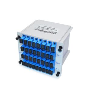 FTTH OS1/OS2 Fiber PLC Splitter 1x32 Plug In Insert Card Type