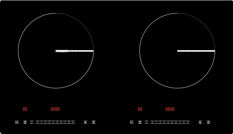 Energy Saving 4800W Double Burner Induction Cooktop