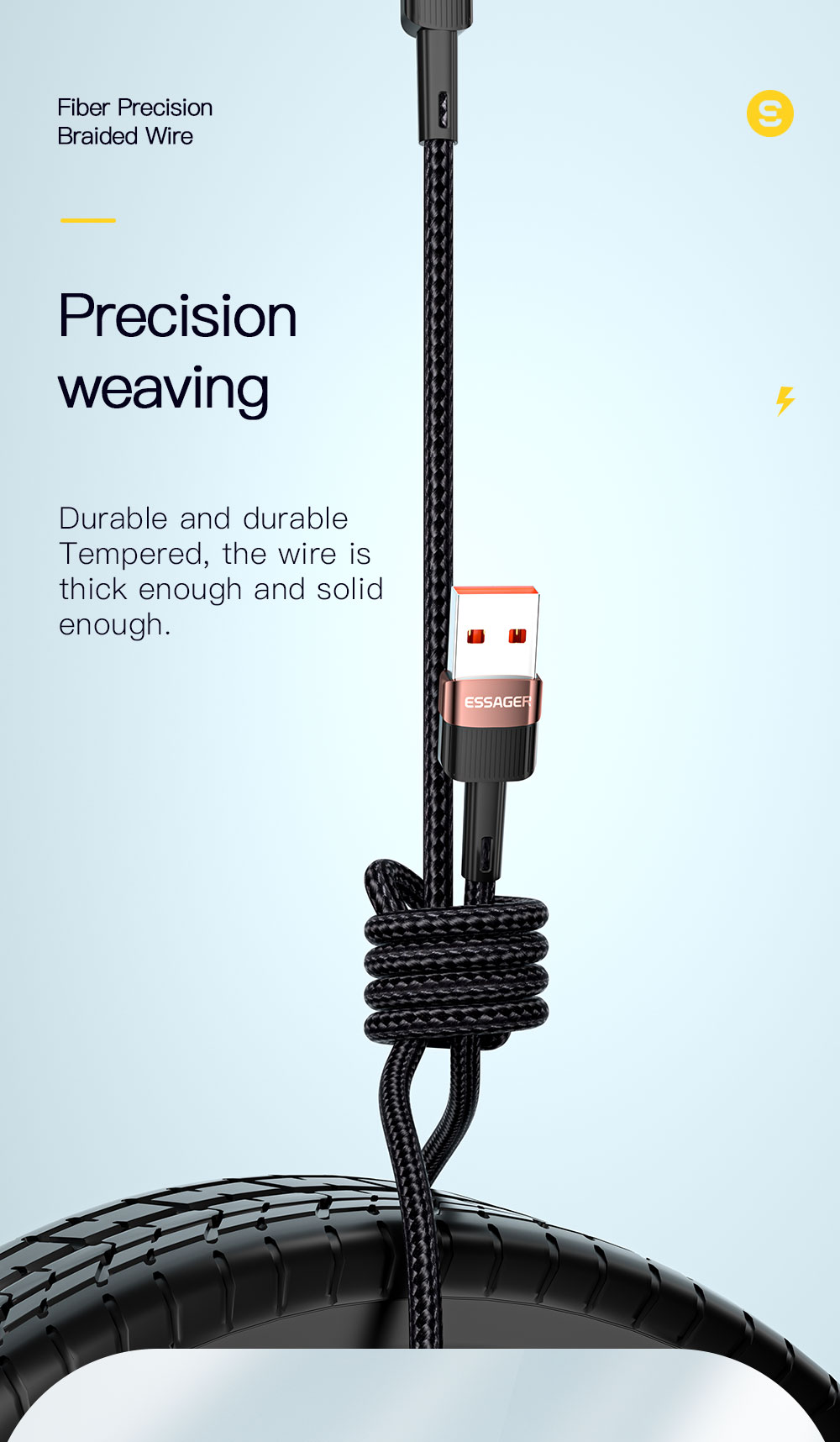 6A USB C to C Charging Cable 100W 0.5M 1M 2M 3M Type C USB Cable