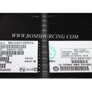 MC34072DR2G Integrated Circuit Chip Single Supply 3.0 V To 44 V AMP Function