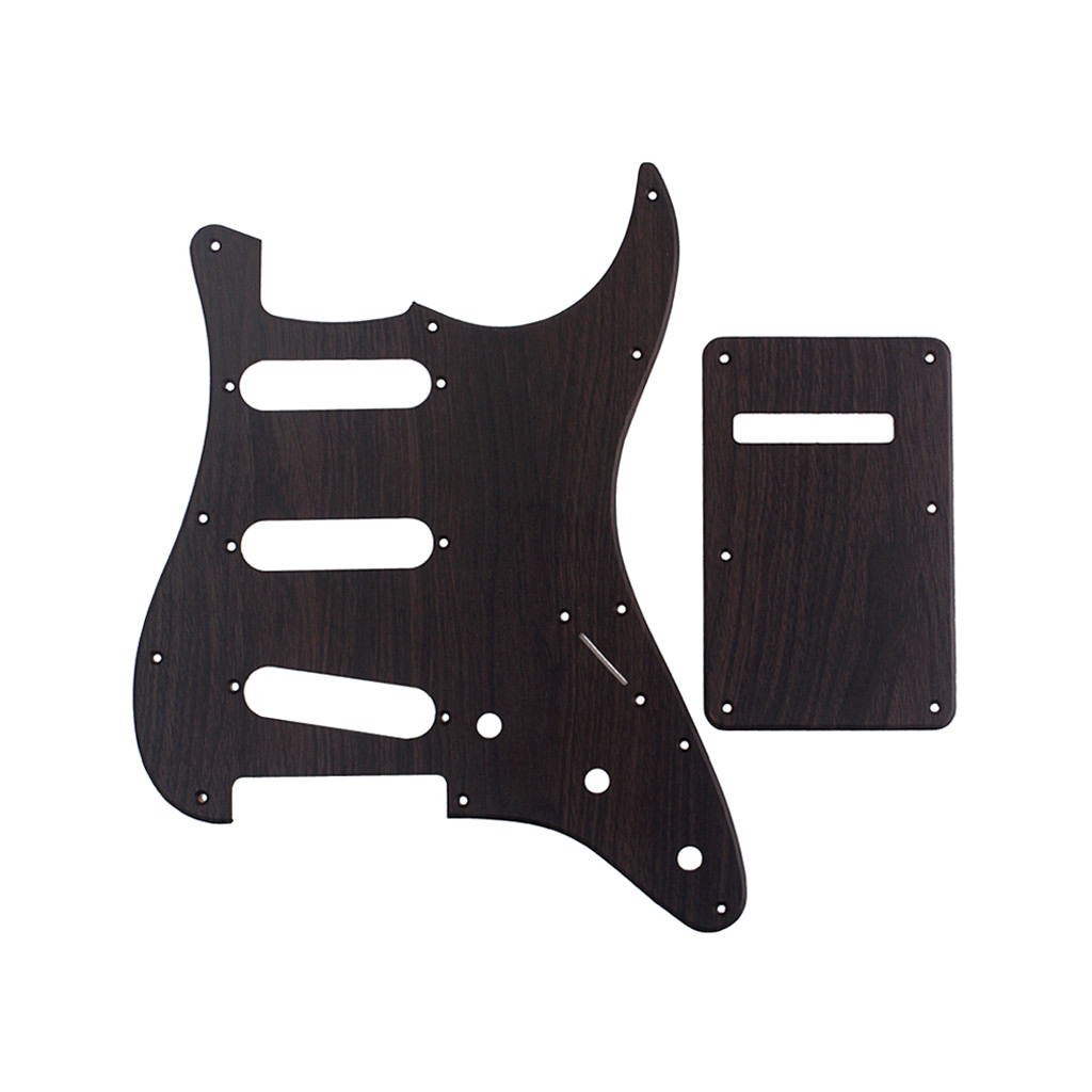 SSS Electric Guitar Pickguard Set Battlefield Pattern 3-Ply 11 holes Screw Back Plate Scratch Plate ST Electric Guitars