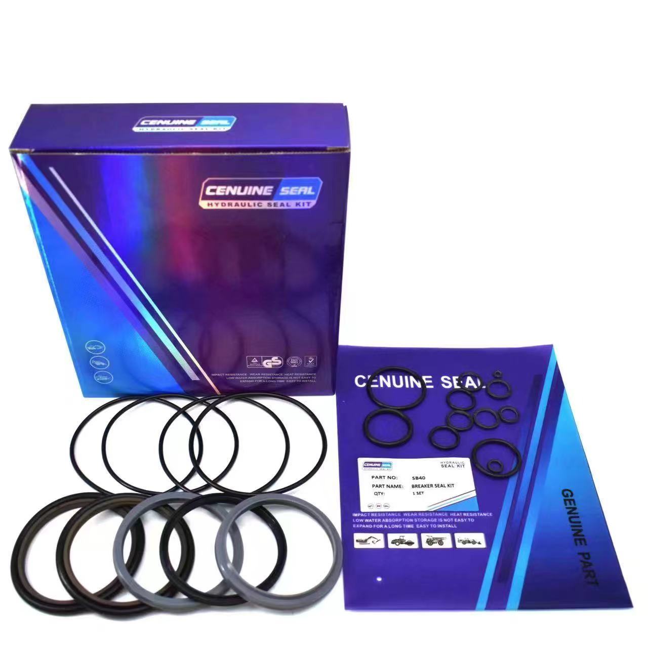 Soosan SB40 NBR Vacuum Breaker Repair Kit Hydraulic Hammer Parts