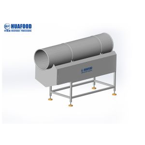  Rotary Drum Potato Chip Seasoning Machine , French Fries Processing Machine Manufactures