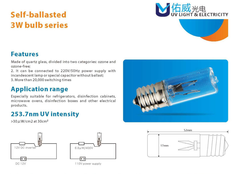 Small Self Ballasting Ultraviolet Disinfection Cabinet For Dishwasher