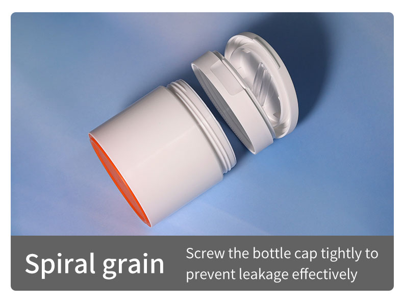 80g/100g/200g PP Material Flip Top Cap Jar for Cosmetic Cream and Sunscreen Cream Packaging