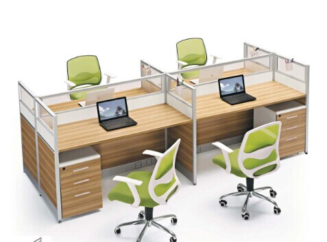 modern 4 seat office partition workstation,4 person office cubicle,#JO-7007