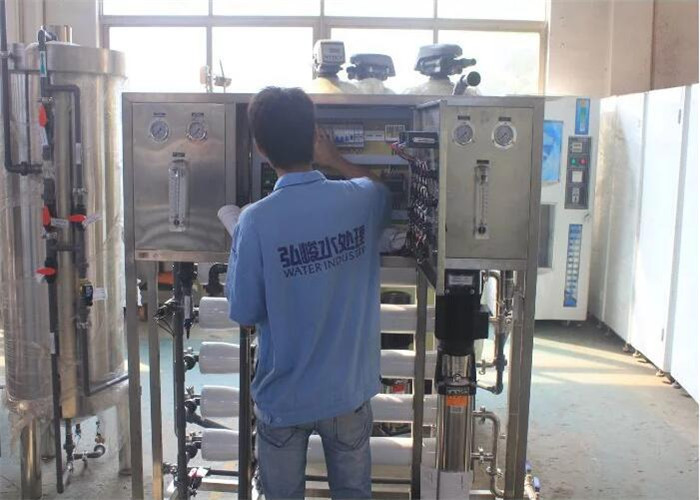 12T/H Drinking Water Treatment Systems , RO Water Purifier Machine For Plant